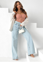 Koronkowe body na ramiączkach Persephone czarne