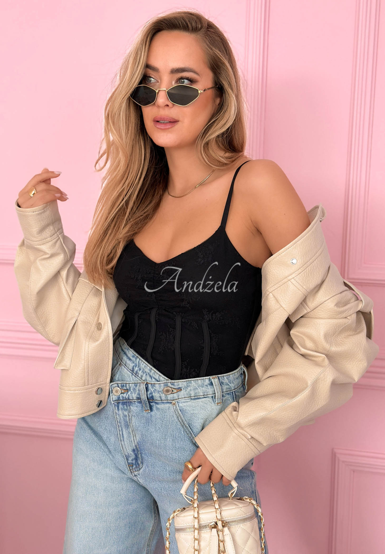 Hello Beautiful Black Strapless Corset Top