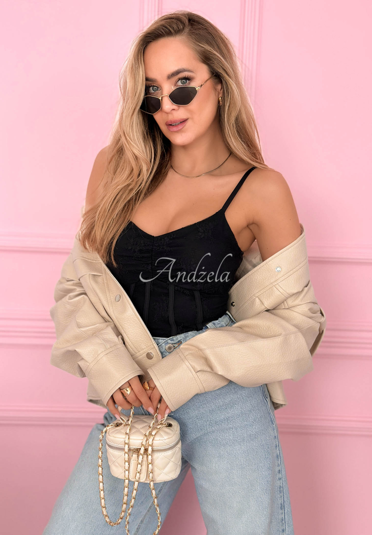 Hello Beautiful Black Strapless Corset Top