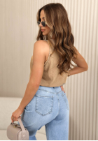 Spodnie jeansowe mom fit Amadeo niebieskie