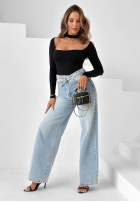 Body z chokerem Dreamy Day żółte