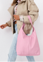 Skórzana torebka Justice żółta