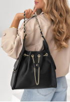 Skórzana torebka Celestia biała