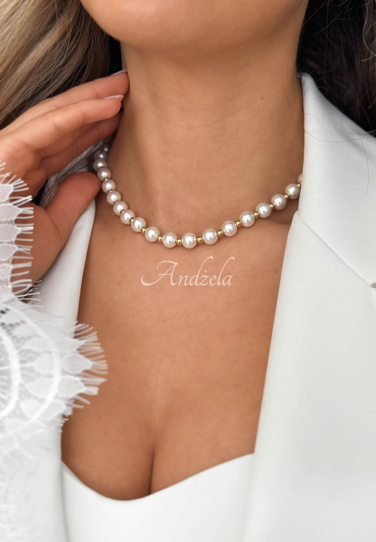 Pearl Harmony Gold Pearl Necklace