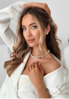 Naszyjnik z pereł Pearl Harmony złoty