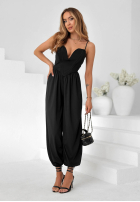 Gorsetowy kombinezon na ramiączkach You Got Me beżowy