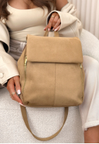 Zamszowy plecak Celine mokka