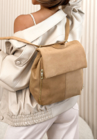 Zamszowy plecak Celine mokka