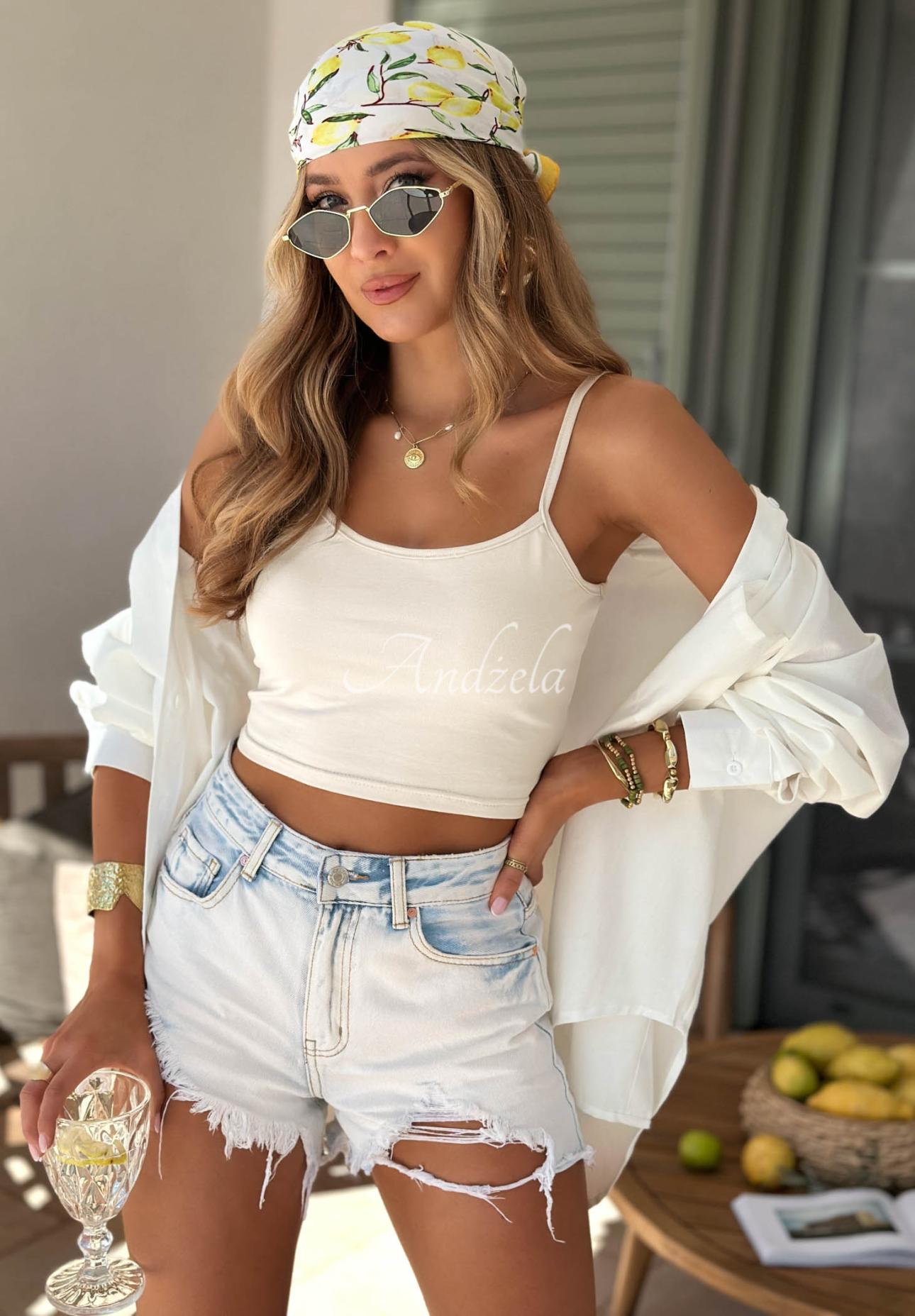 Jeansowe szorty z przetarciami Denim Days jasnoniebieskie