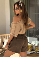 jeans Shorts Safari Trip yellow