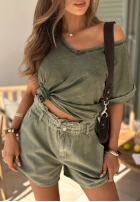 jeans Shorts Safari Trip yellow