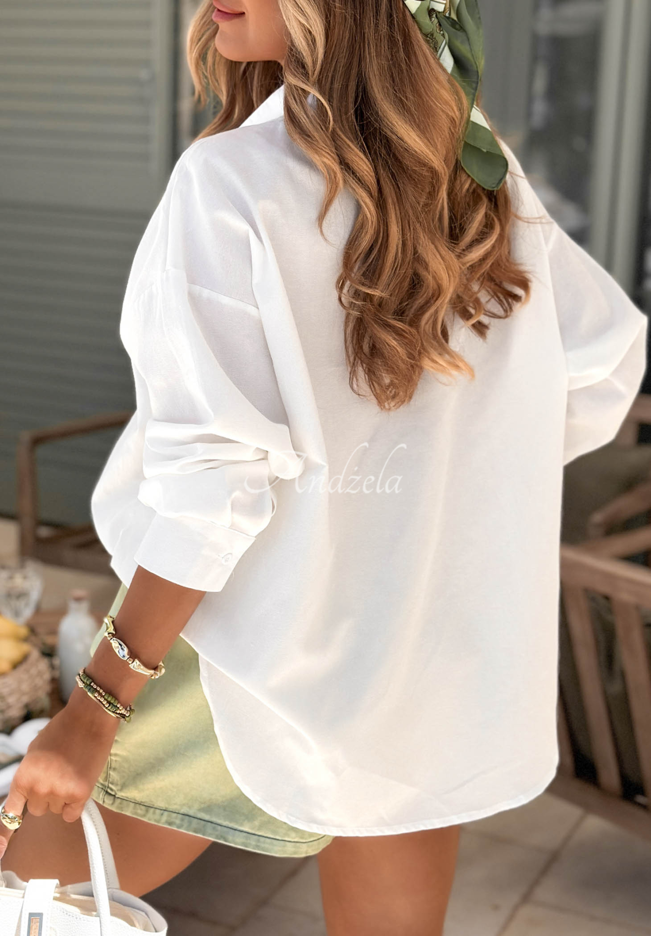 Sunny Life White Oversized Cotton Shirt