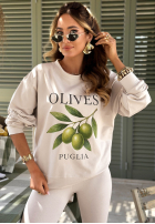 Komplet bluza i legginsy Viva Oliva pistacjowy