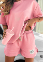 Komplet T-shirt i krótkie spodenki Sporty Summer ecru