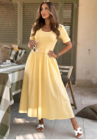 Sukienka midi Aliyah różowa