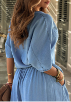 Koszula z kieszonką Italian Sky niebieska