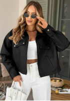 Skórzana kurtka bomberka Less Is More mokka