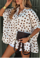 Koszula w groszki Hello Bellissima biała