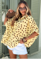 Koszula w groszki Hello Bellissima biała