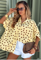 Koszula w groszki Hello Bellissima biała