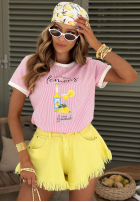 Jeansowe szorty z szerokimi nogawkami Endless Blue niebieskie