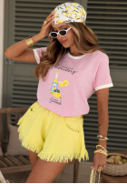 Jeansowe szorty z szerokimi nogawkami Endless Blue niebieskie