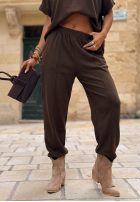 Bluzka oversize z kieszeniami Bright Breeze beżowa