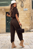 Bluzka oversize z kieszeniami Bright Breeze beżowa