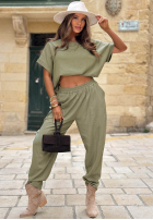 Bluzka oversize z kieszeniami Bright Breeze beżowa