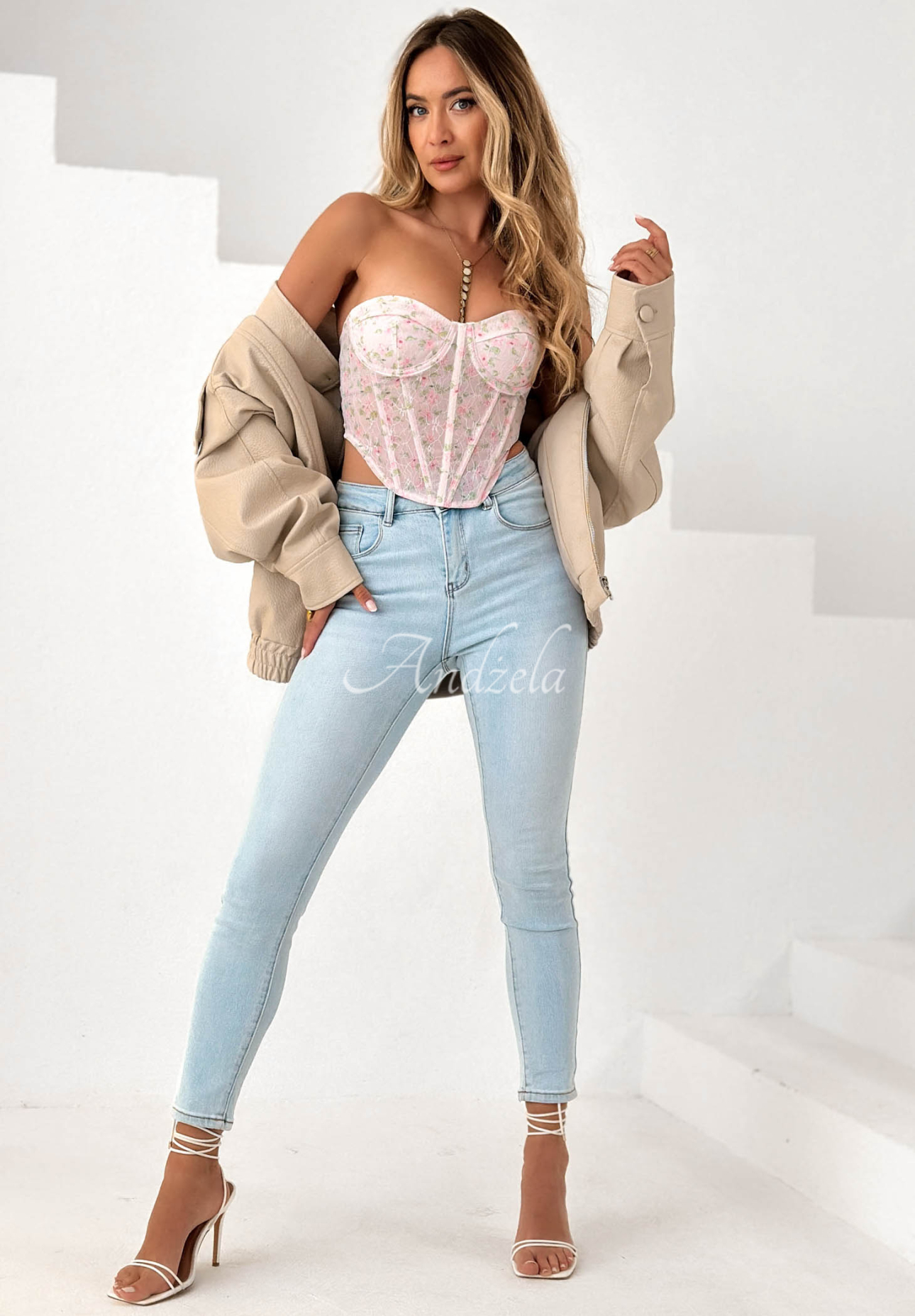 Sweet Me Powder Pink Corset Top