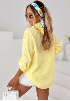 Koszula w kratę Just Believe żółta