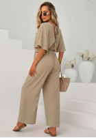 Sukienka maxi w panterkę Wild Jungle beżowa