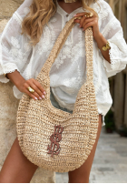 Pleciona torebka Summer Weave beżowa