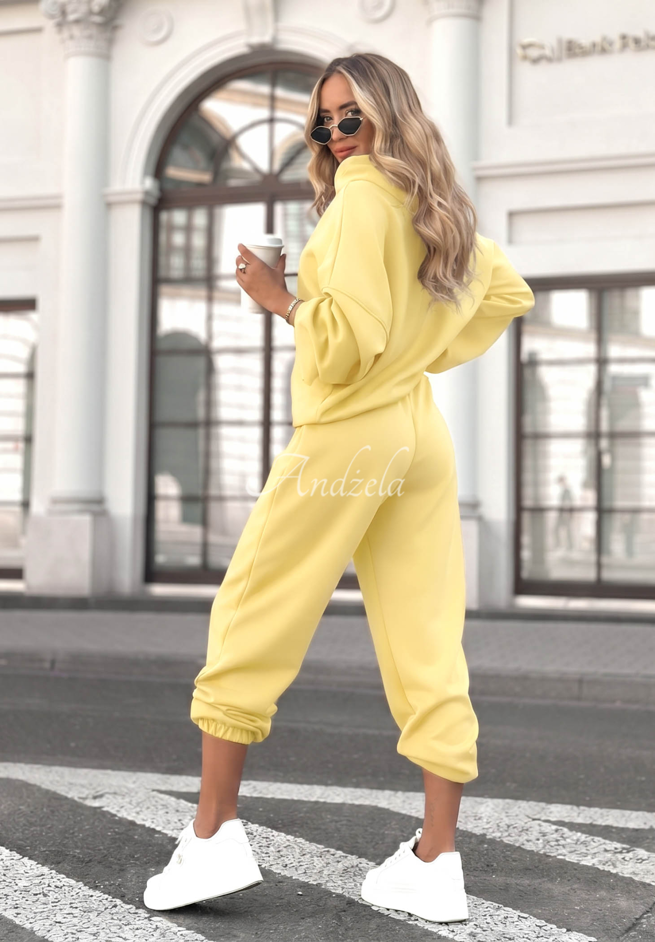 Viscose tracksuit set, butter yellow, Remember About You