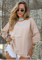 Bluza oversize Not The Same beżowa