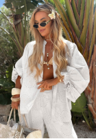 Haftowana bluzka boho Ti Amo żółta