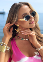 Kolczyki z rozgwiazdą Ocean Star złote