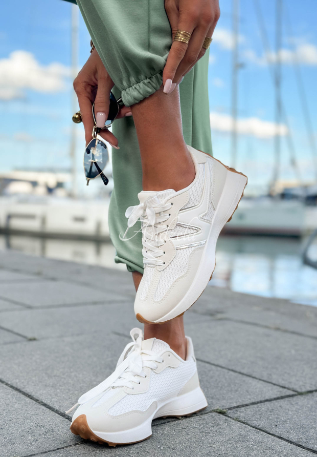 Sneakersy Find Your Way białe