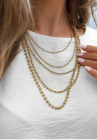 Naszyjnik z kuleczkami Ball Chain złoty