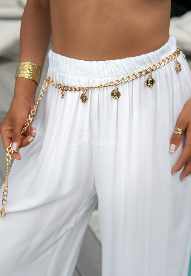 Stay Golden Gold Chain Belt with Coins