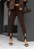 Legginsy z zapiętkami Velvet Muse czarne