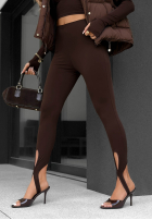 Legginsy z zapiętkami Velvet Muse czarne