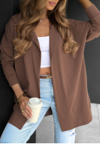 Długa bluza z kapturem Cozy Mood beżowa