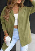Długa bluza z kapturem Cozy Mood beżowa
