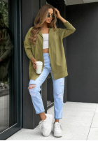 Długa bluza z kapturem Cozy Mood beżowa