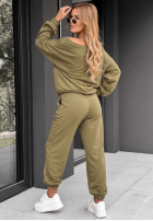 Komplet dresowy Easy Fit khaki