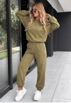 Komplet dresowy Easy Fit khaki