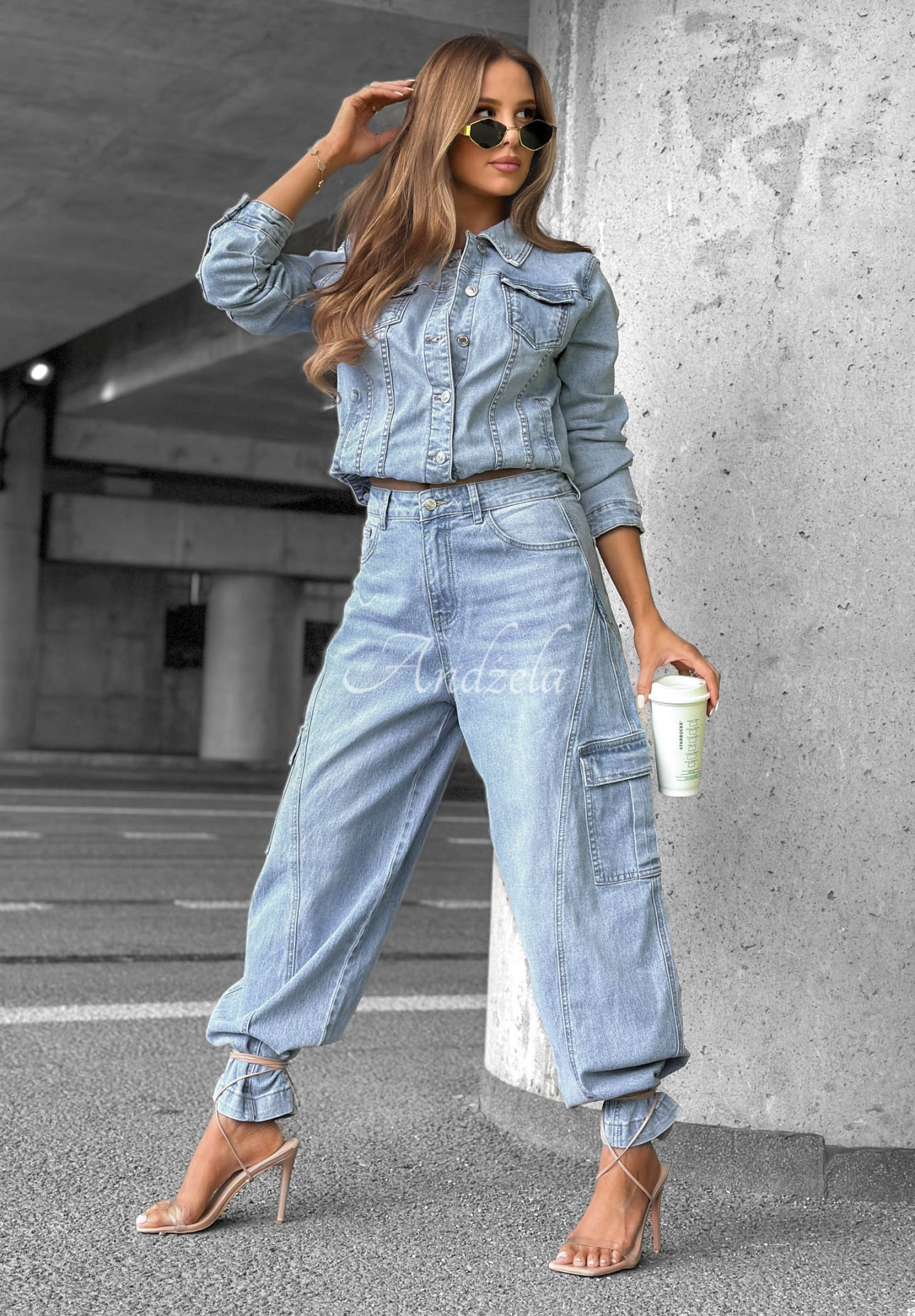 Until Sunset Blue Balloon Jeans