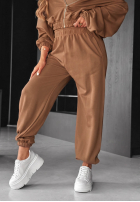 Komplet bluza, spodnie i body 3in1 All For Love czekoladowy