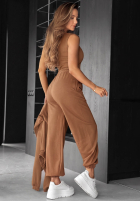 Komplet bluza, spodnie i body 3in1 All For Love czekoladowy